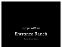 Tablet Screenshot of entranceranch.com